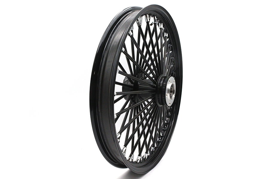 18" x 3.5" King Spoke Front Wheel Black