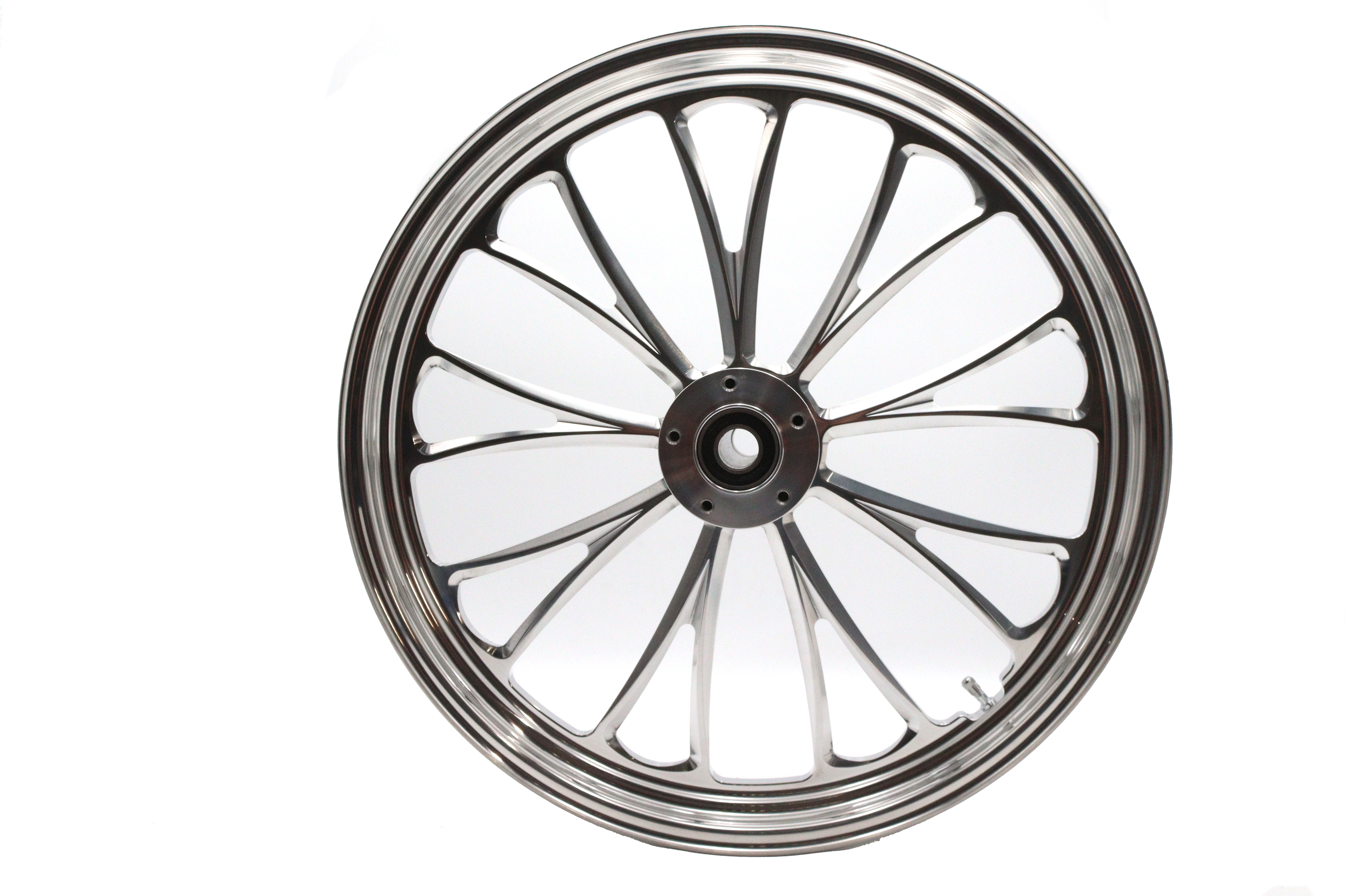 21" x 2.15" Manhattan Front Wheel Polished Aluminum