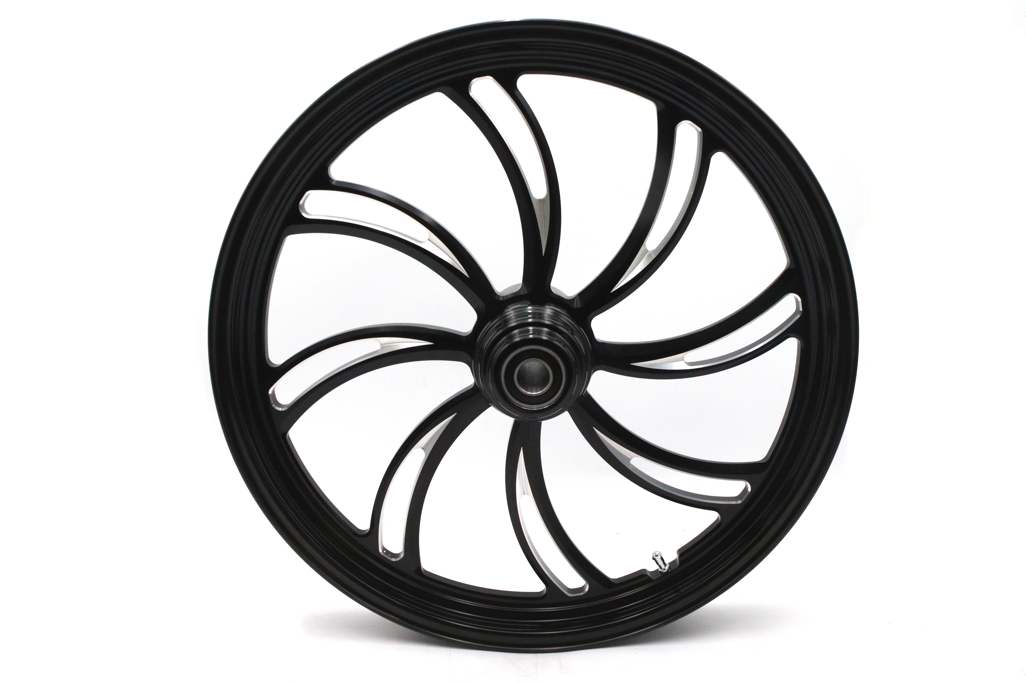 21" x 2.15" Vortex Front Wheel Black Cut