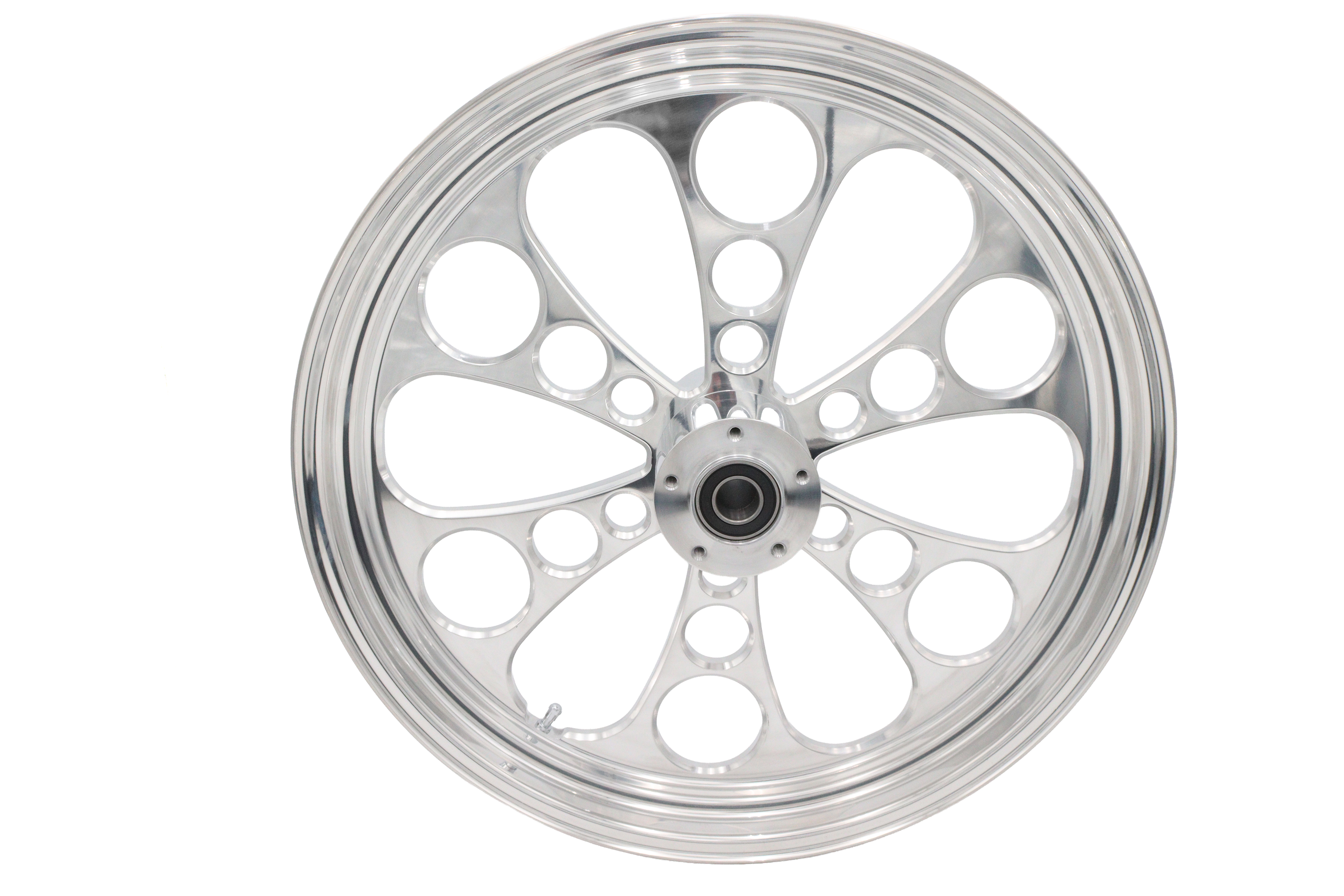21" x 3.5" Kool Kat Front Wheel Polished Aluminum