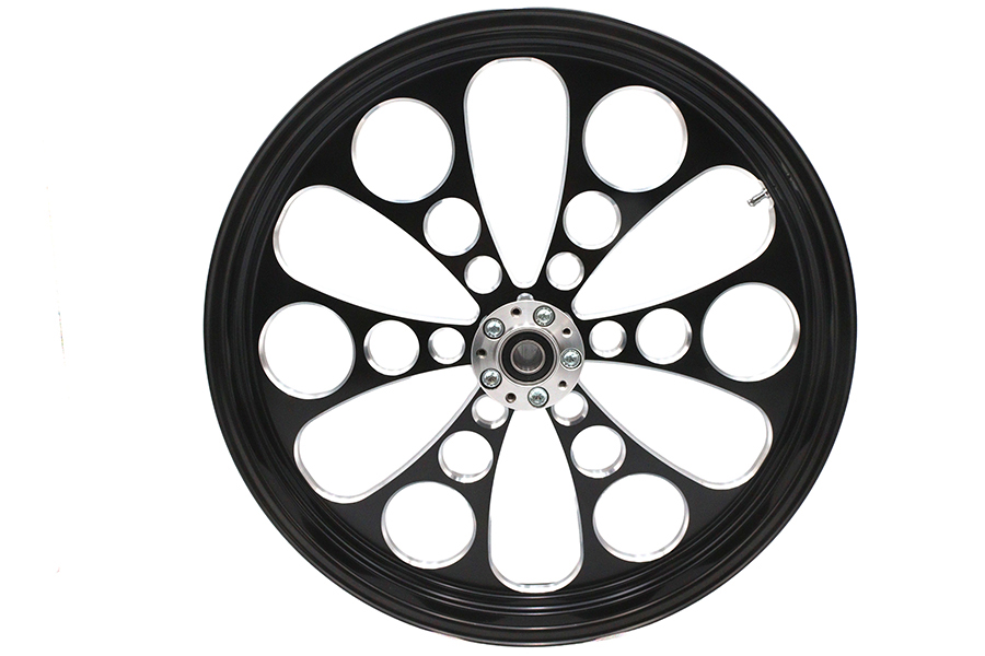 21" x 3.5" Kool Kat Front Wheel Black Cut