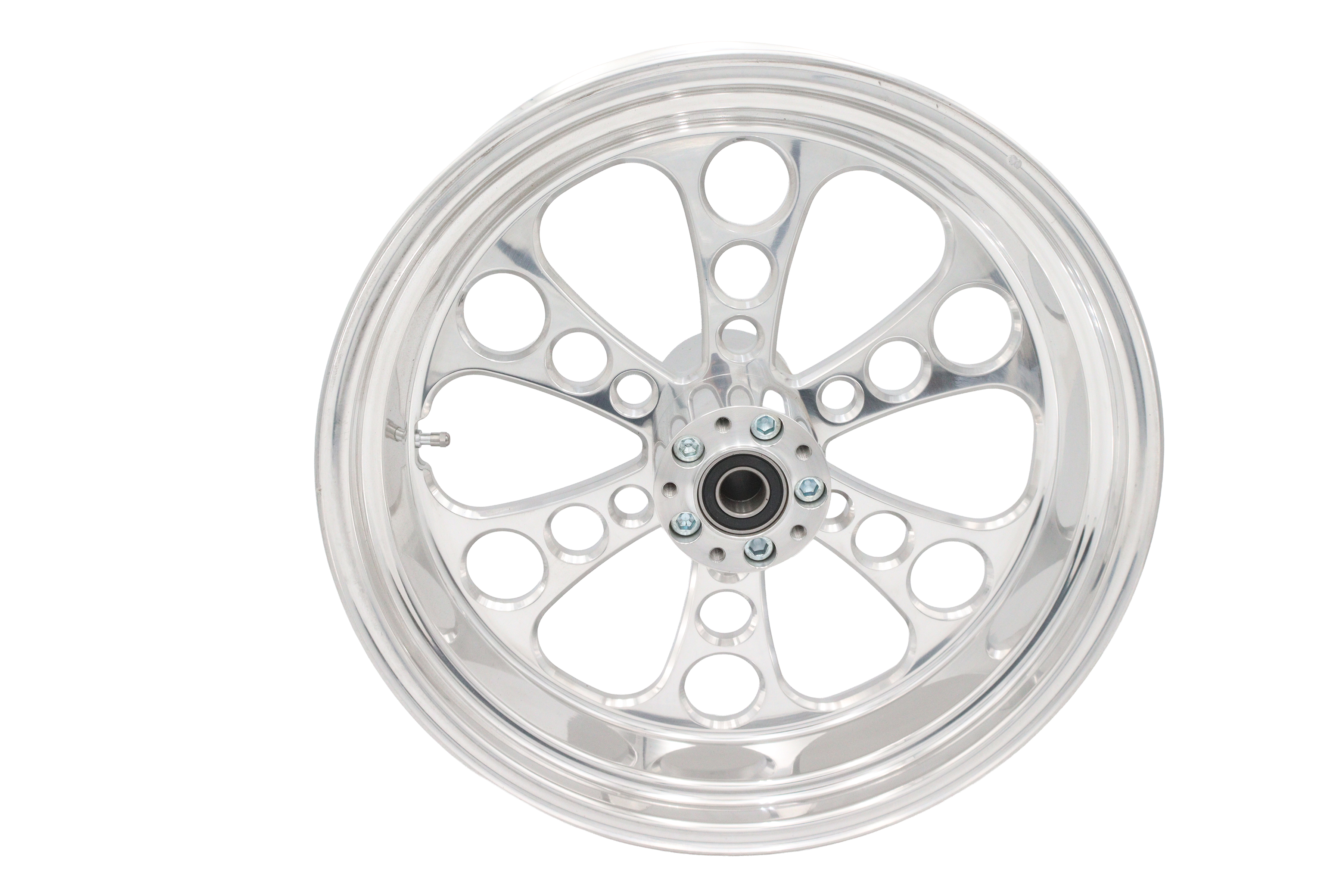 18" x 5.5" Kool Kat Rear Wheel Polished