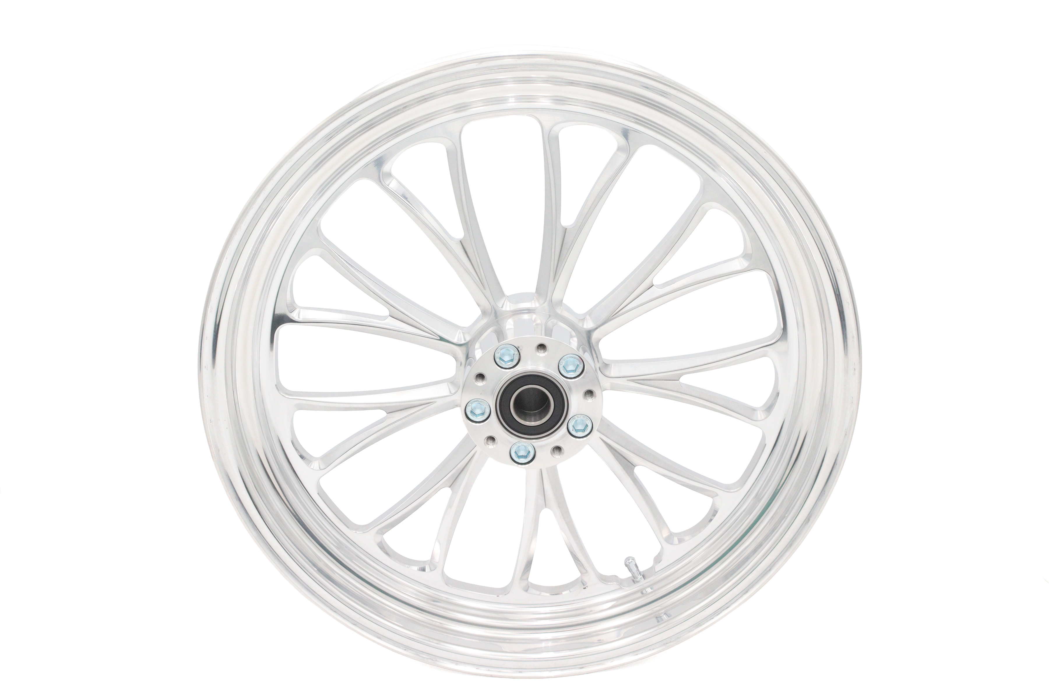 18" x 3.5" Manhattan Front Wheel Polished Aluminum