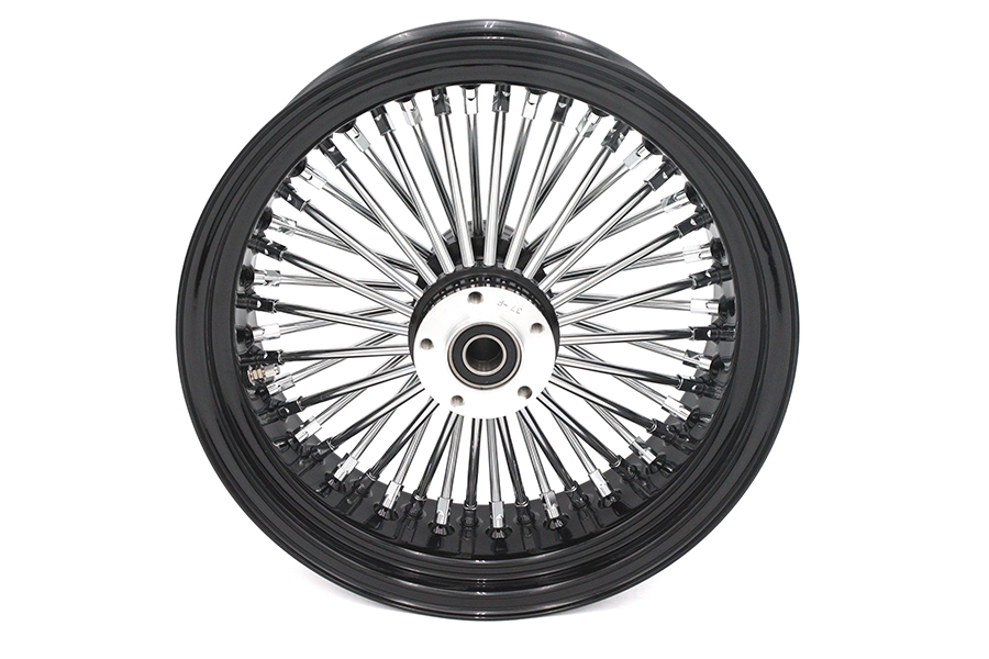 16" x 5.5" King Spoke Rear Wheel Black/Chrome