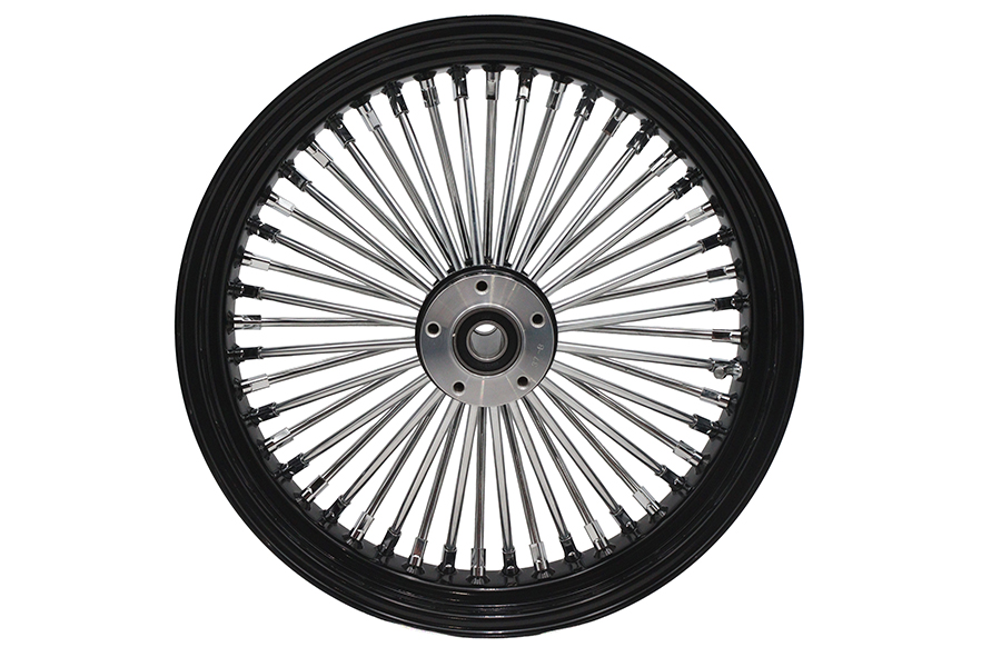 18" x 3.5" King Spoke Rear Wheel Black