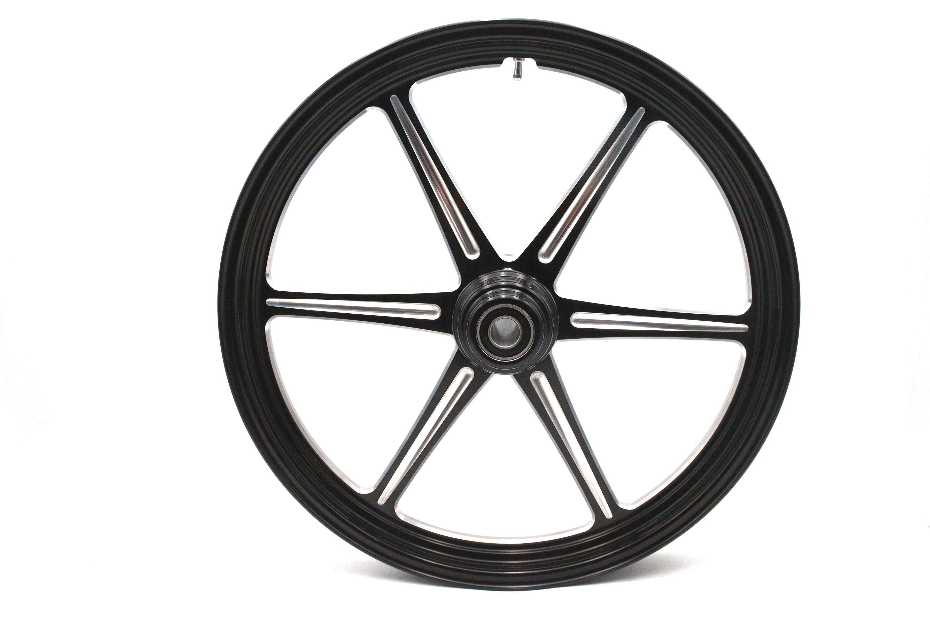 21" x 2.15" Revolver Front Wheel Black Cut