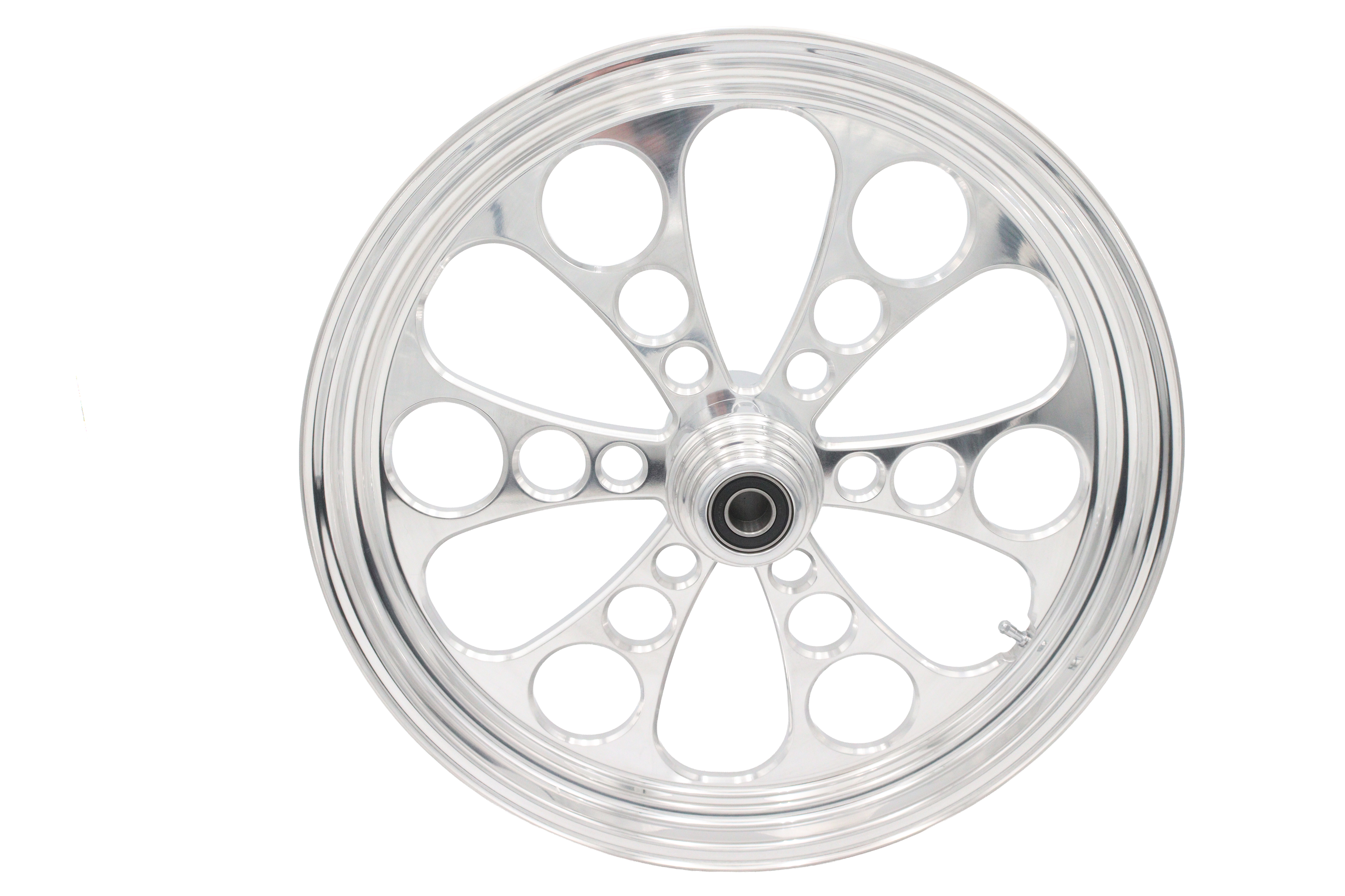 21" x 3.5" Kool Kat Front Wheel Polished Aluminum
