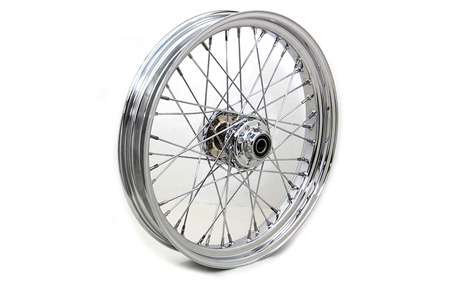 21" x 3.25" Front Spoke Wheel Chrome