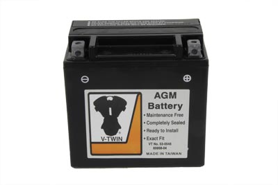 AGM Fully Sealed Black Battery