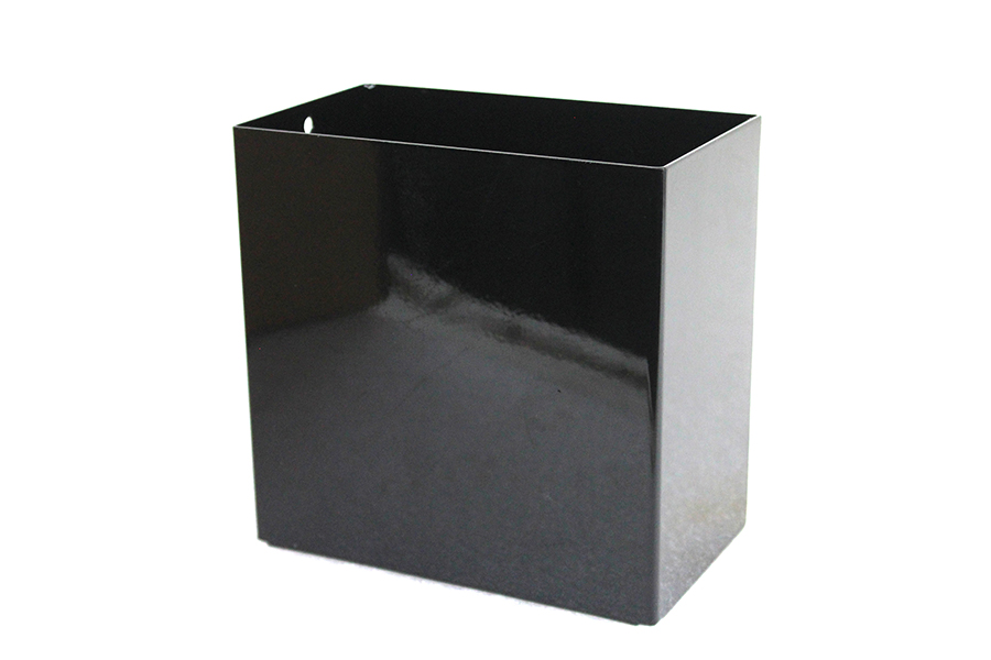 Battery Steel Box Black fits Harley Davidson - Picture 3 of 4