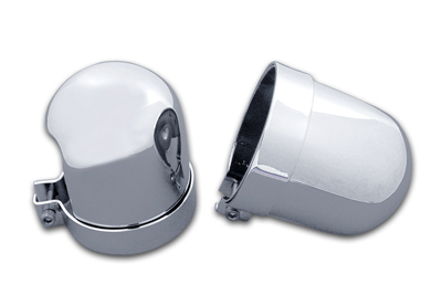 Chrome Dome Style Shock Cover Set