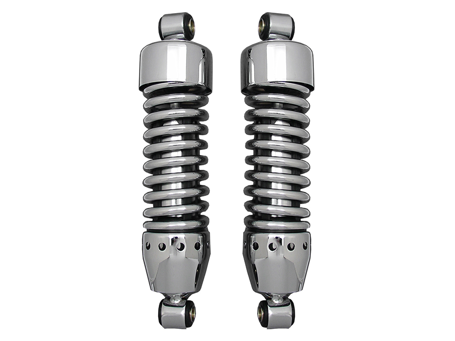 V-Twin AEE Chrome 11-1/2" Rear Motorcycle Shocks 1991-2017 Harley Dyna FXDWG