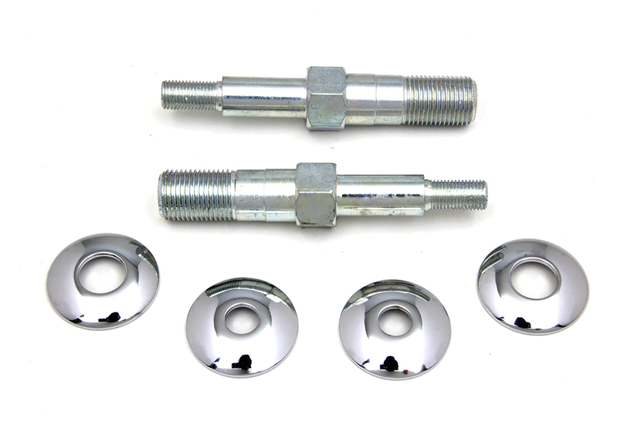 HARLEY Upper Rear Shock Stud Kit Zinc fits 1967-1972 FL HARLEY Upper Rear Shock Stud Kit Zinc fits 1967-1972 FL