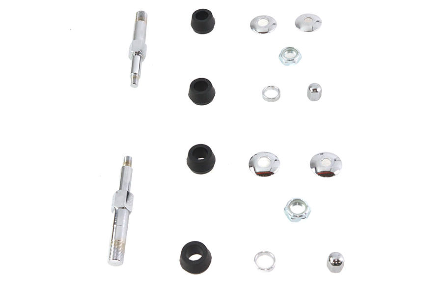 Chrome Upper Rear Shock Stud Kit