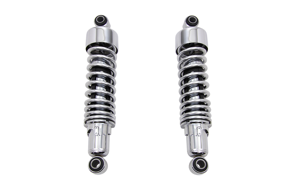 1" Lower Shock Set Chrome