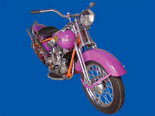 1941 Knucklehead Bobber Bike Kit Chrome
