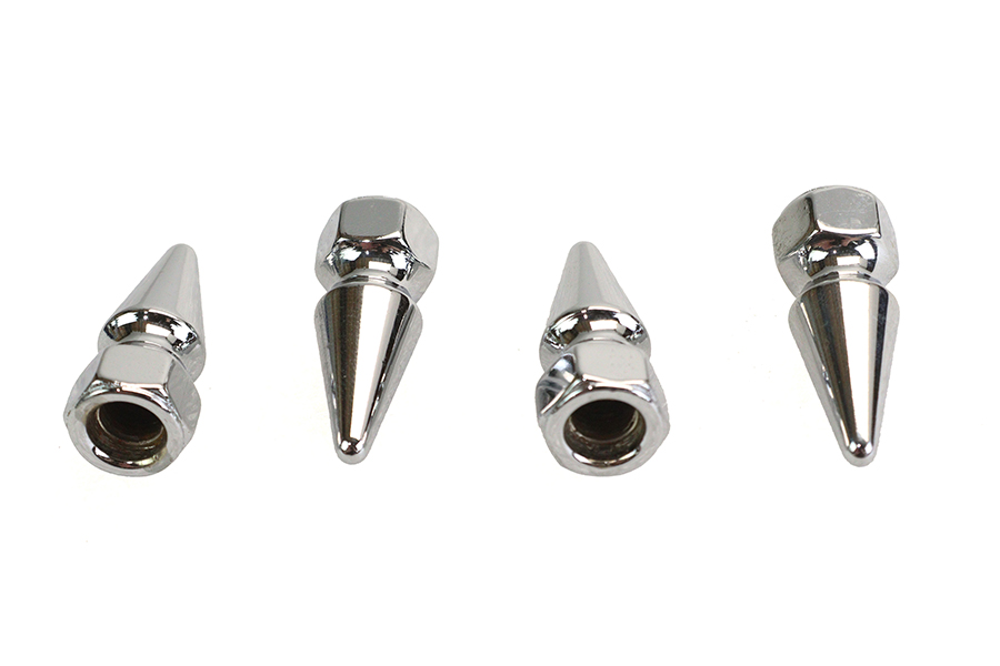Chrome Pike Nut Fine 5/16"-24 Thread