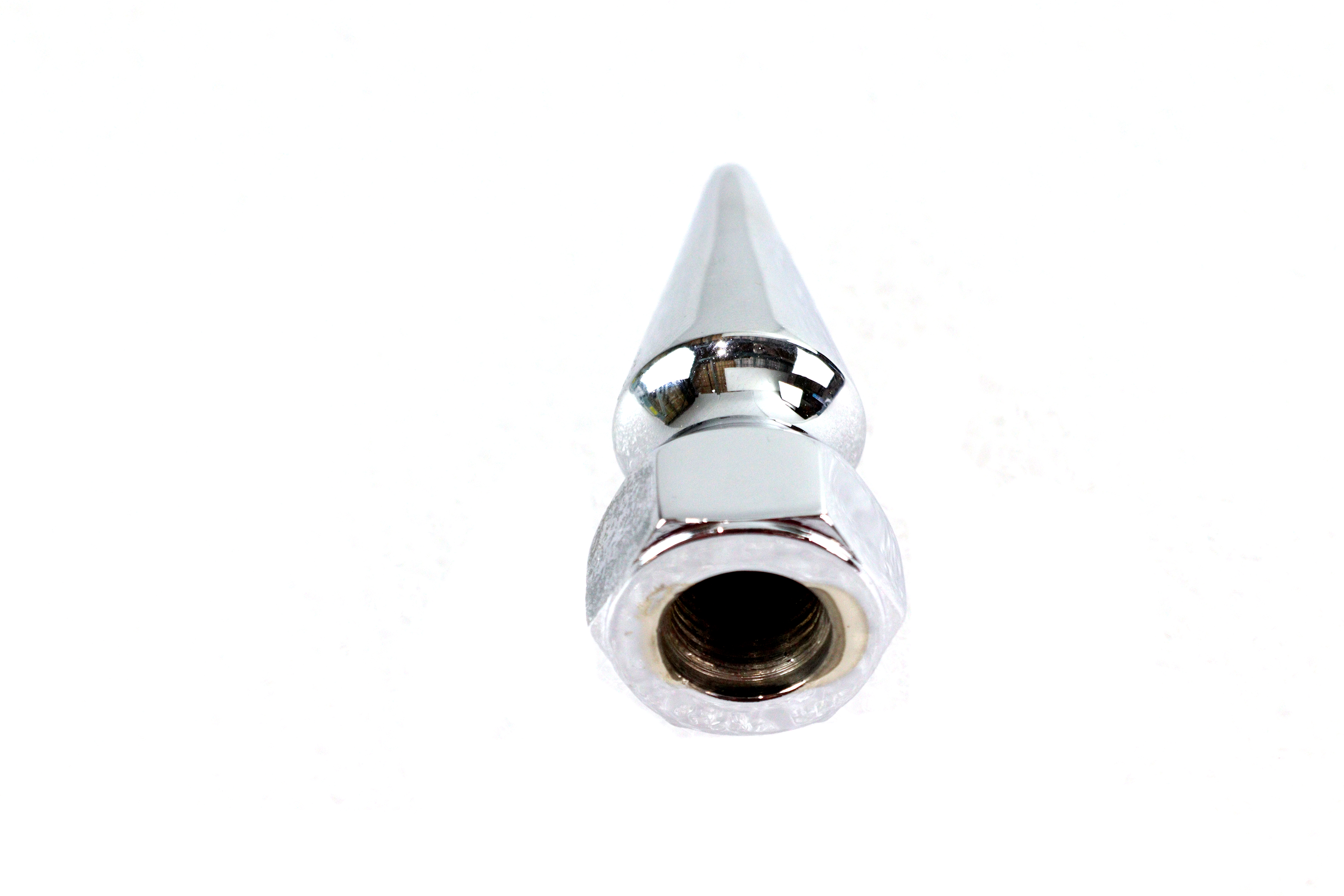 Chrome Pike Nut Fine 1/2"-20 Thread
