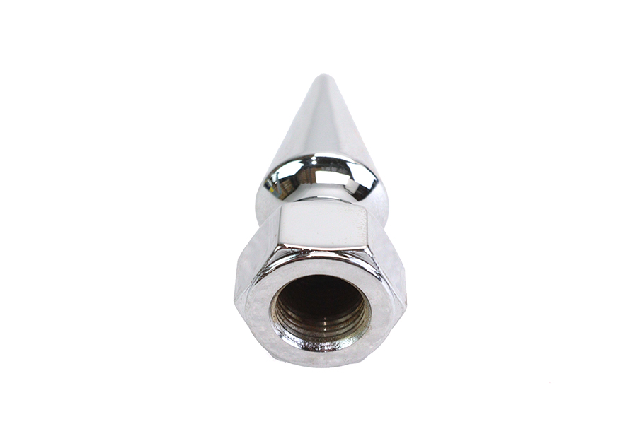 Chrome Pike Nut Fine 5/8"-18 Thread
