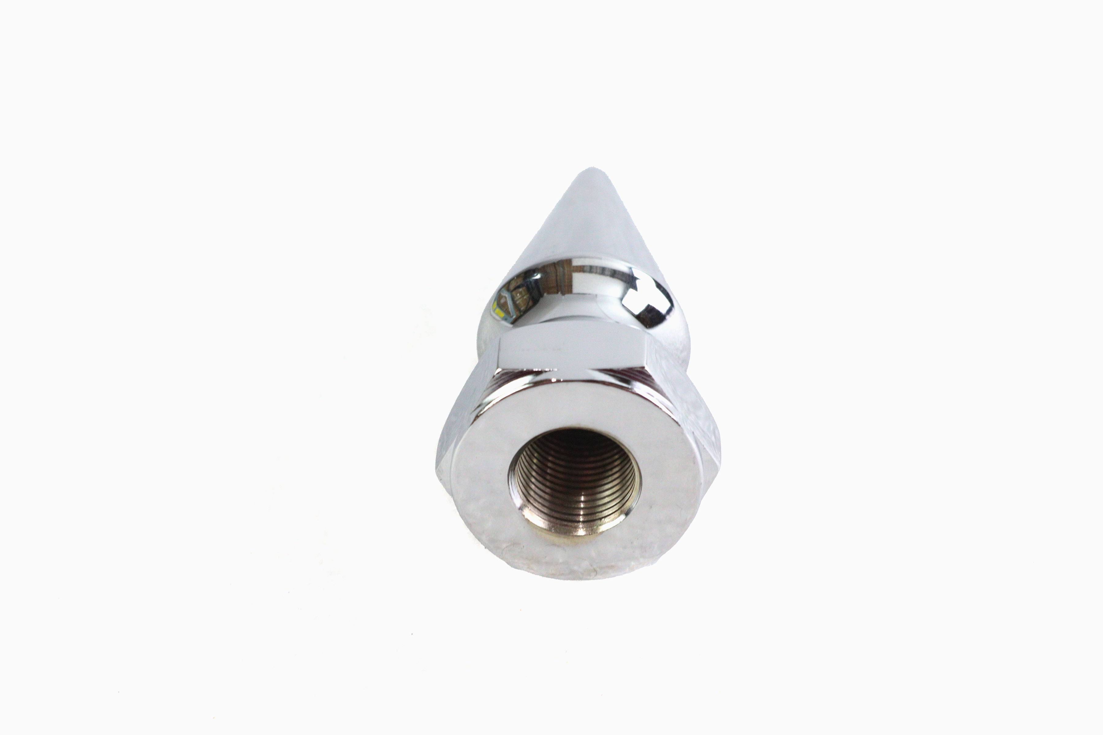 Chrome Pike Nut Fine 5/8"-18 Thread