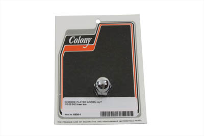 Chrome Acorn Nut Fine 3/4"-16 Thread