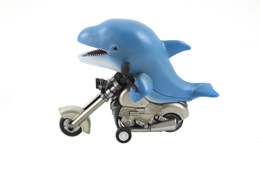 Big Head Dolphin Animal Rider Toy