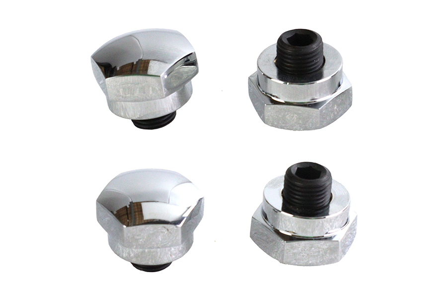 Chrome Rocker Shaft End Plug