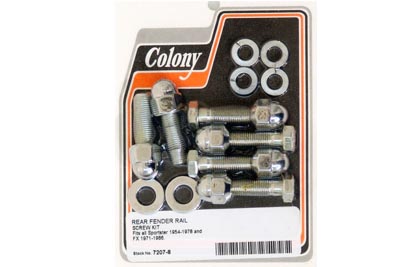 Rear Fender Strut Bolt Kit Acorn Style