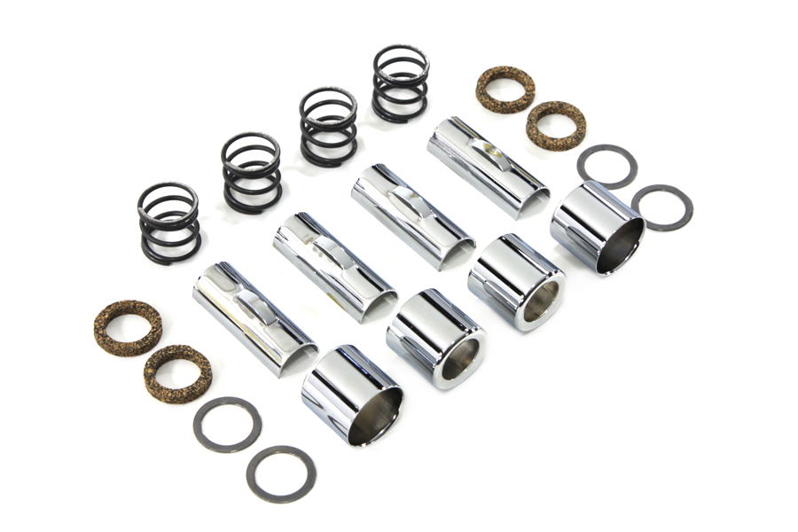 Chrome Upper Pushrod Cover Kit