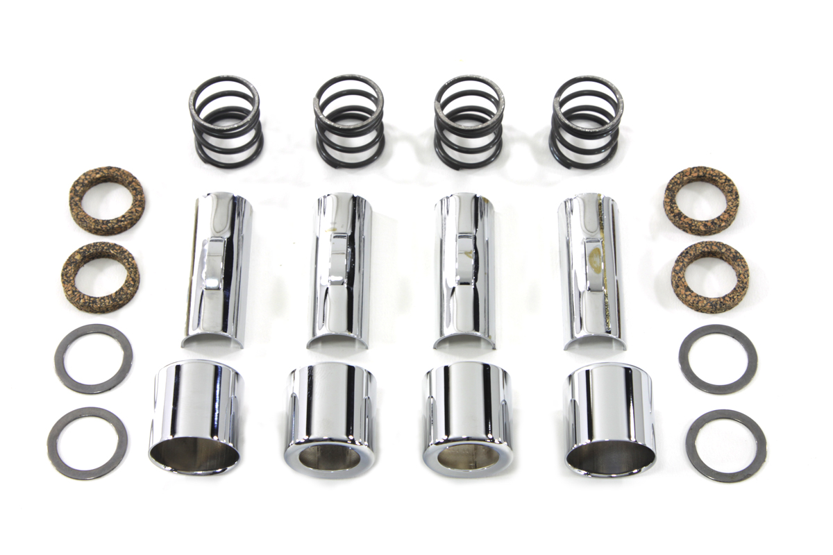 Chrome Upper Pushrod Cover Kit