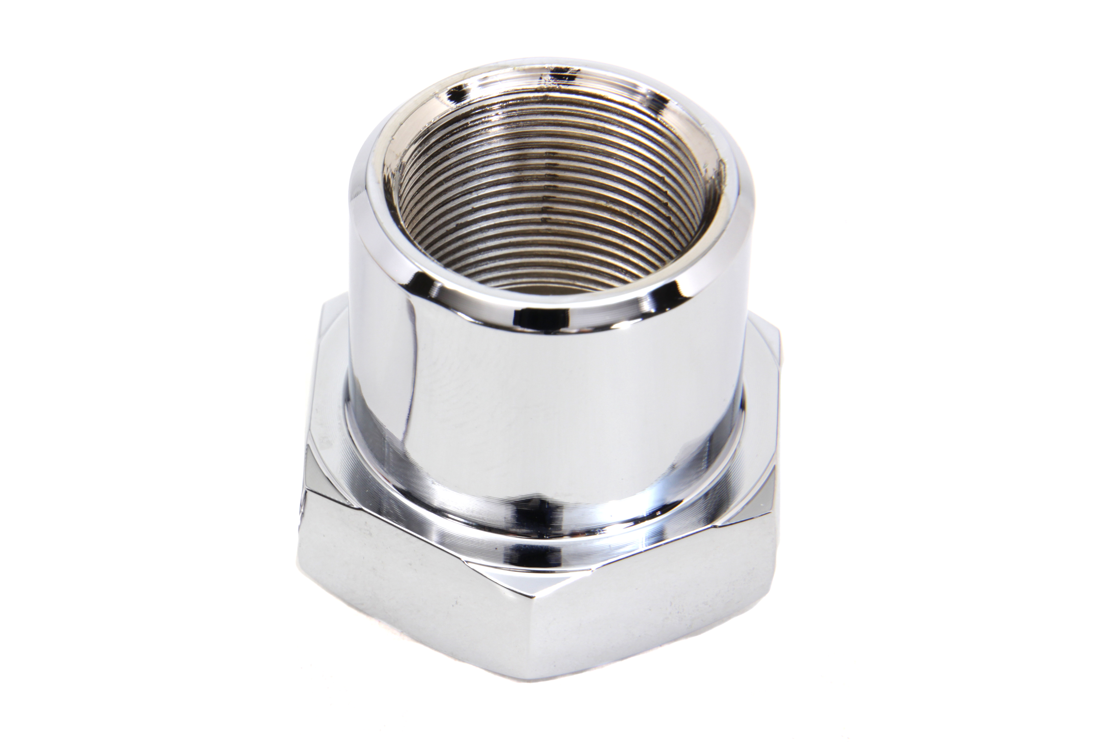 TCT-MOTORPARTS Chrome Front Fork Stem Upper Nut Covers Fit