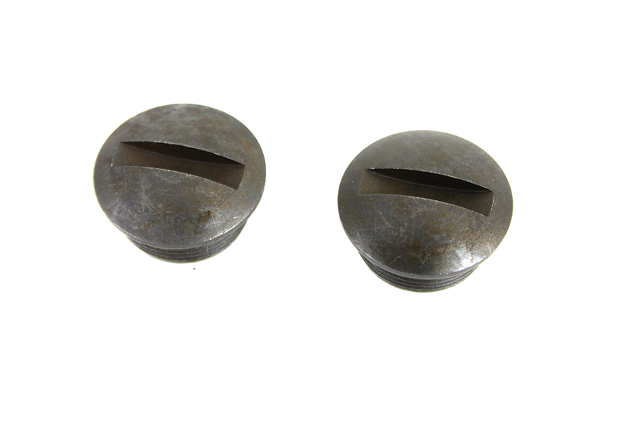 Parkerized Spring Handlebar End Nut Set