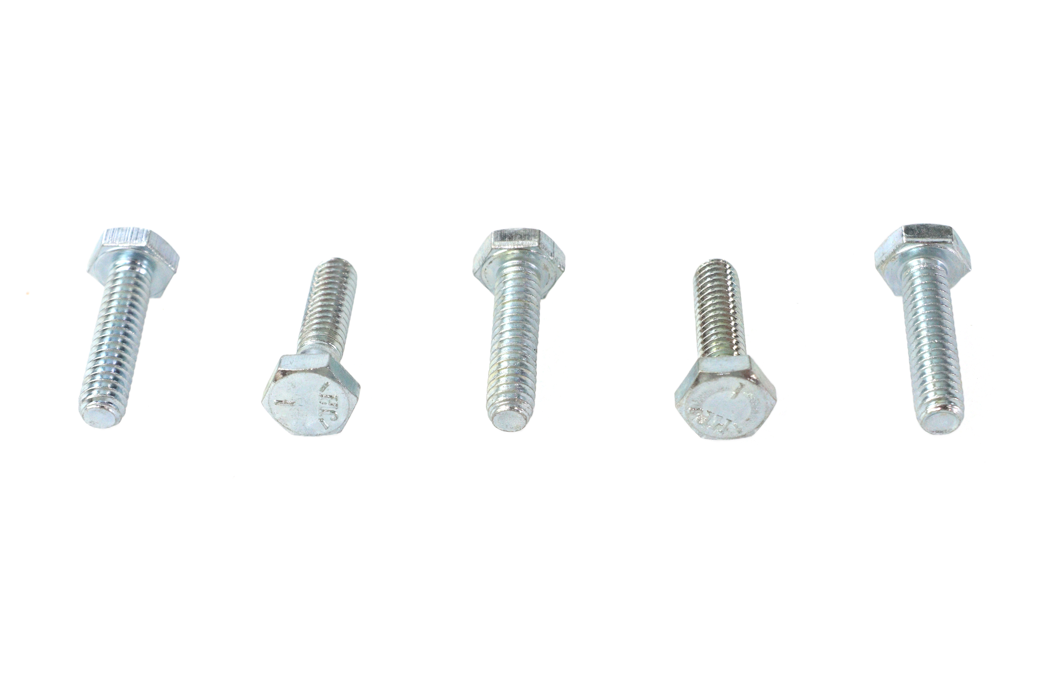 Hex Cap Bolts Zinc 1/4"-20 x 1"