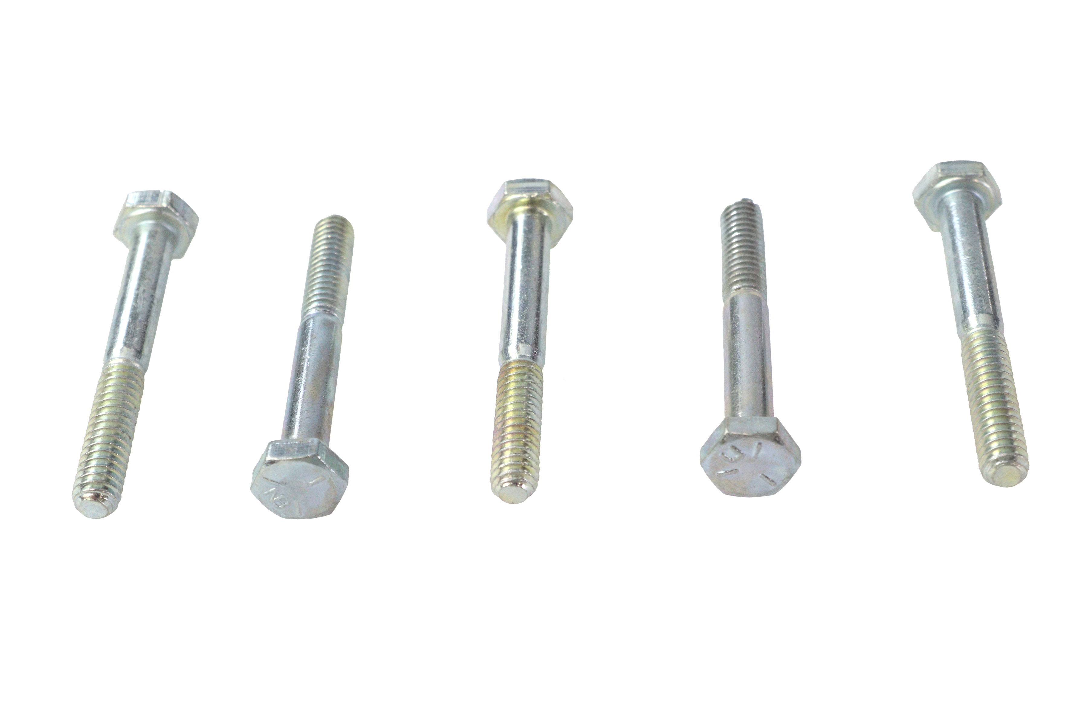 Hex Cap Bolts Zinc 1/4" X 2"