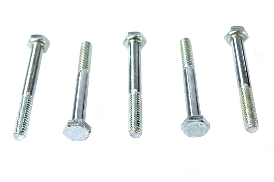Hex Cap Bolts Zinc 1/4" X 2-1/4"