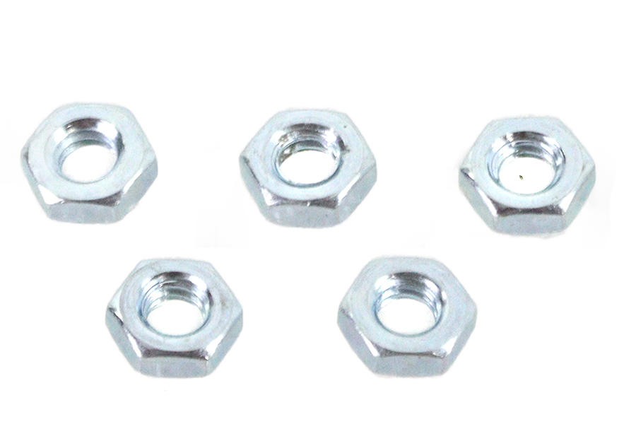 Zinc Plated 1/4"-20 Hex Jam Nuts