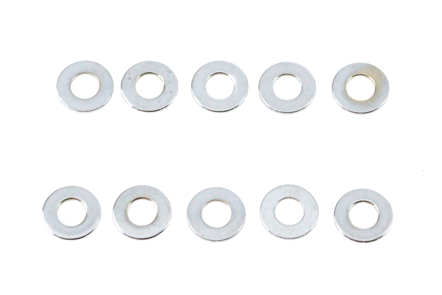 Chrome Flat Washers 5/16" X 5/8"