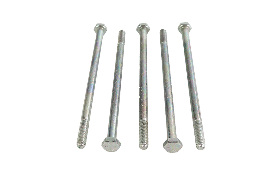 Zinc Hex Cap Bolts 1/4"-20 x 5-1/4"