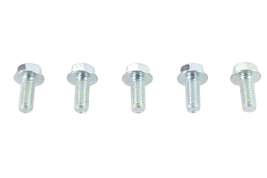 Zinc Hex Flange Screws 5/16"-18 x 5/8"