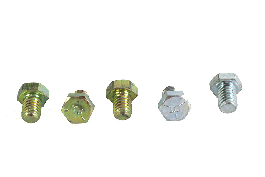 Zinc Hex Cap Bolts 3/8"-16 x 1/2"