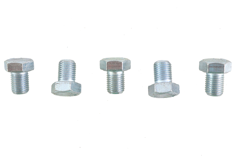 Zinc Hex Cap Bolts 3/8"-24 x 1/2"