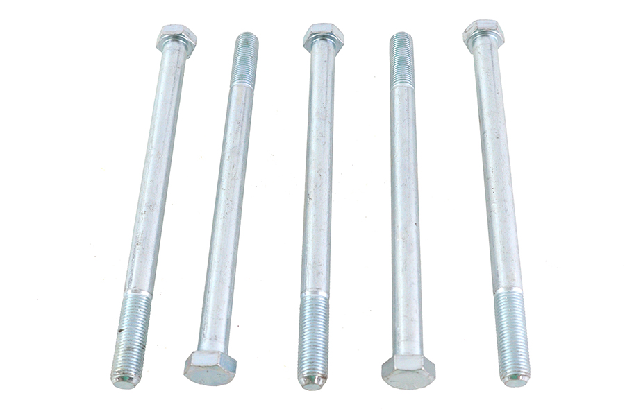 Zinc Hex Cap Bolts 3/8"-24 x 5-1/2"