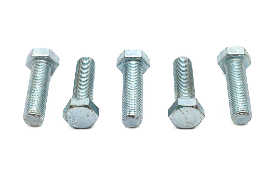 Zinc Hex Cap Bolts 1/2"-20 x 1-3/4"