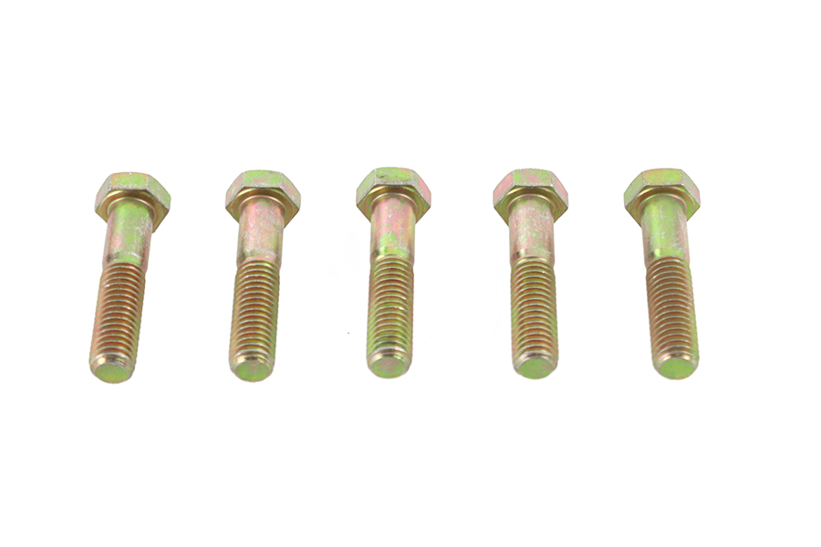 Zinc Hex Cap Bolts 1/2"-20 x 2"
