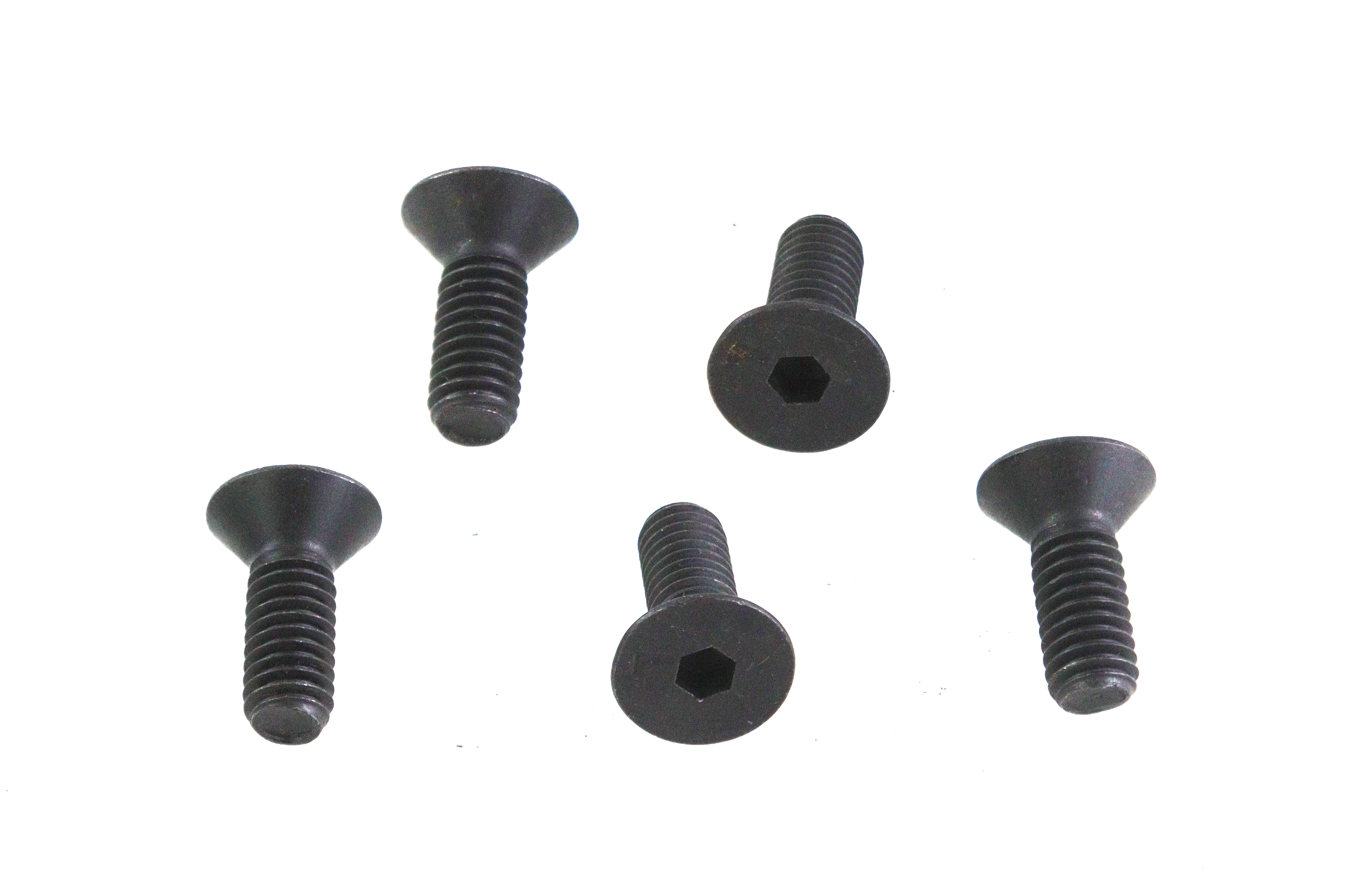 Allen Flat Head Screws Black 5/16"-18 x 5/8"