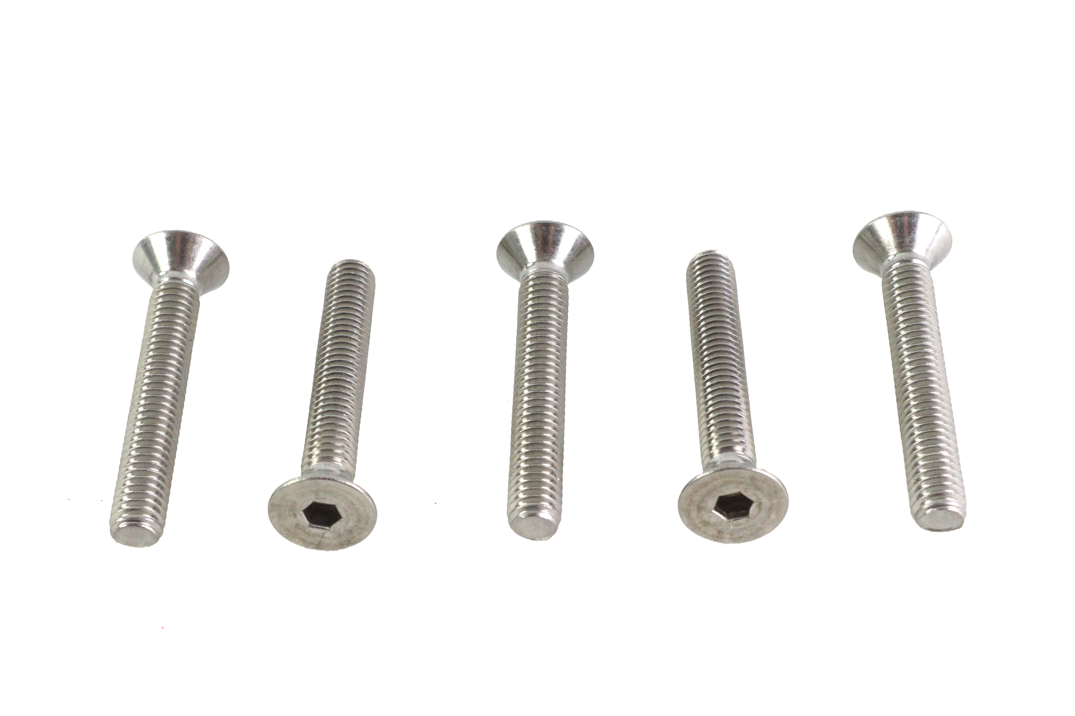 Allen Flat Head Screws Stainless Steel 3/8"-16 x 2-1/2"