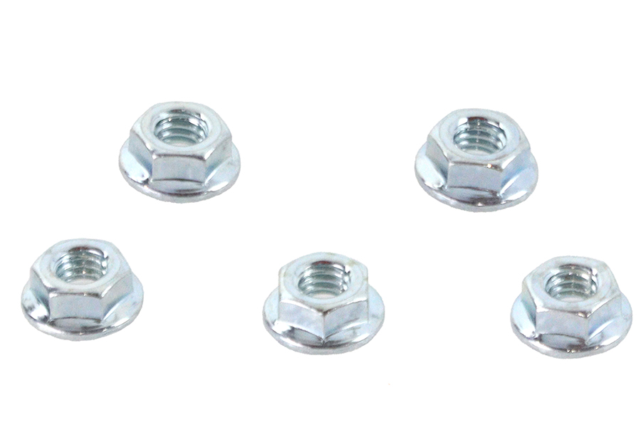 Serrated Hex Flange Nuts 5/16"-18 Zinc