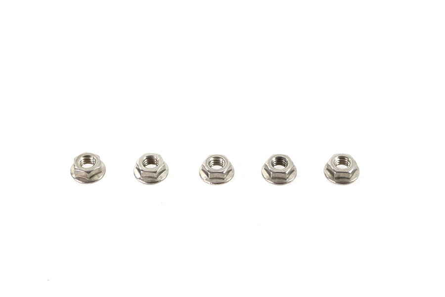 Serrated Hex Flange Nuts 5/16"-18 Stainless Steel