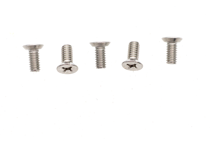 12-24 x 1/2" Flat Head Phillips Screw, Stainless Steel