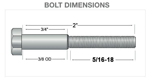 2" Hex Starter Bolt